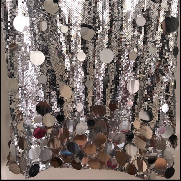 🎉Plus Size Elegant Gold Or Silver Long Sequin Formal Midi Skirt - Picture 14 of 16